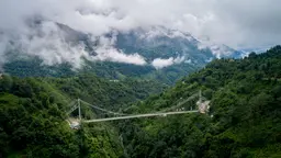 Pelling, Singshore Bridge DJI 0007